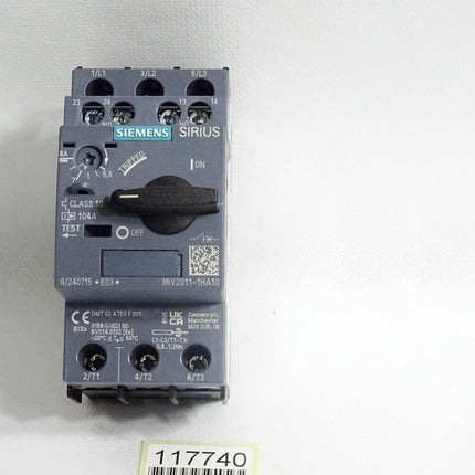 Siemens Leistungsschalter 3RV2011-1HA10 / Neuwertig