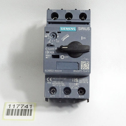 Siemens Leistungsschalter 3RV2011-1DA10 / Neuwertig