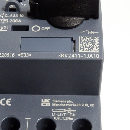 Siemens Leistungsschalter 3RV2411-1JA10 / Neuwertig