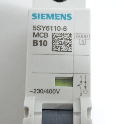 Siemens Leitungsschutzschalter 5SY6110-6 / Neuwertig