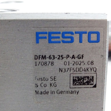 Festo 170878 DFM-63-25-P-A-GF Führungszylinder / Unbenutzt mit Lagerspuren - Maranos.de