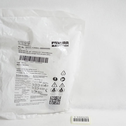 Murr Elektronik 7000-12601-0000000 Schneidklemmanschluss / Neu OVP - Maranos.de