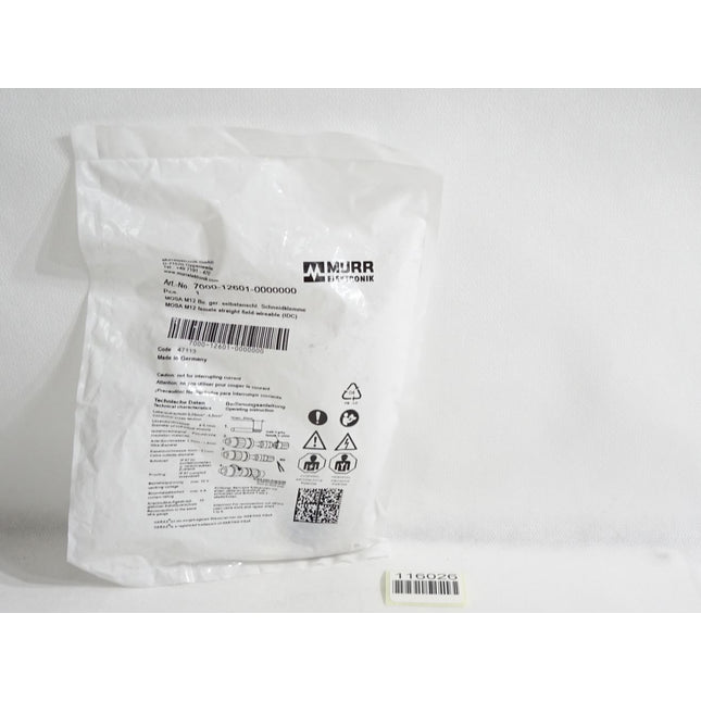 Murr Elektronik 7000-12601-0000000 Schneidklemmanschluss / Neu OVP - Maranos.de