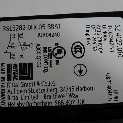 Rittal SZ4127.010 3SE5282-0HC05-8RA1 Türpositionsschalter / Neuwertig