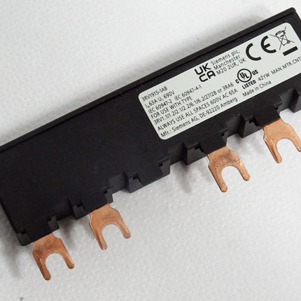 Siemens 3RV1915-1AB 3-Phasen-Sammelschiene / Neuwertig