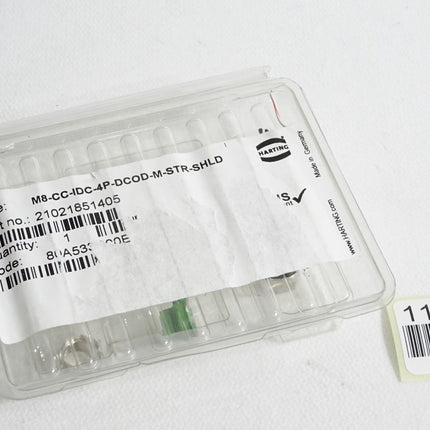 Harting Rundsteckverbinder 21021851405 M8-CC-IDC-4P-DCOD-M-STR-SHLD / Neu OVP - Maranos.de