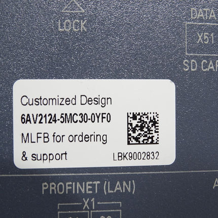 Siemens Design TP1200 Comfort Panel 6AV2124-5MC00-0YY0 (6AV2124-5MC30-0YF0) - Maranos.de