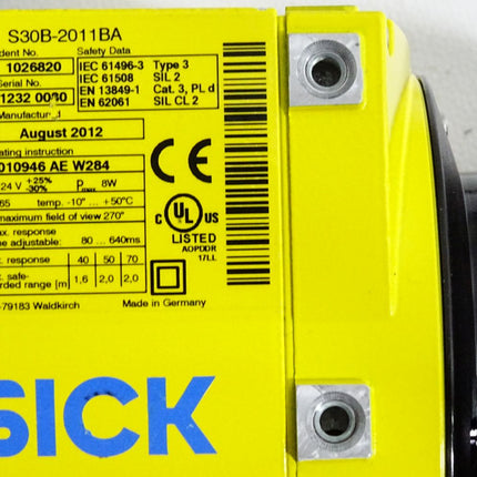 Sick 1026820 S30B-2011BA Sicherheitslaserscanner S300 / Neuwertig - Maranos.de