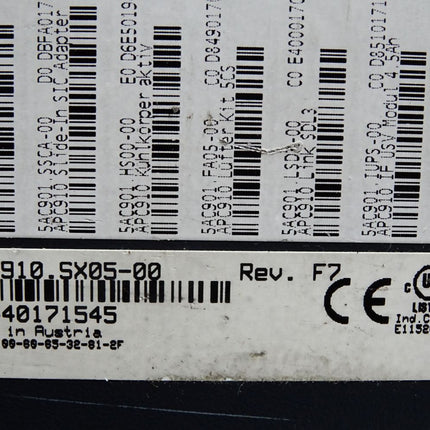 B&R 5PC910.SX05-00 Rev.F7 ohne Betriebsystem 2-Slot APC910 Systemeinheit - Maranos.de