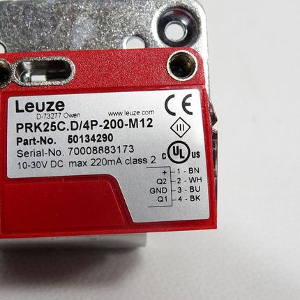 Leuze electronic 50134290 PRK25C.D/4P-200-M12 Reflex-Lichtschranke / Unbenutzt - Maranos.de