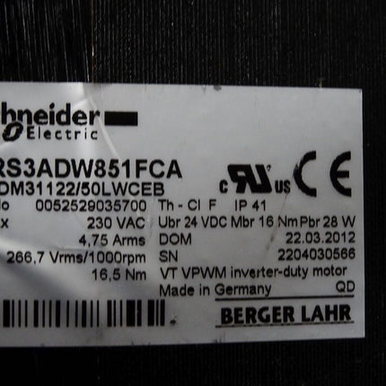 Schneider Electric BRS3ADW851FCA Schrittmotor VRDM31122/50LWCEB 52529035700 - Maranos.de