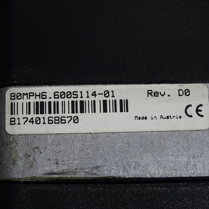 B&R Schrittmotor 80MPH6.600S114-01 Rev.D0 - Maranos.de