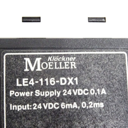 Klöckner Moeller SUCOcontrol LE4-116-DX1 Digital Input Module /Frontklappe fehlt - Maranos.de