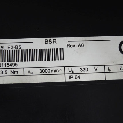 B&R Servomotor 8MSA5L.E3-B5 Rev.A0 - Maranos.de