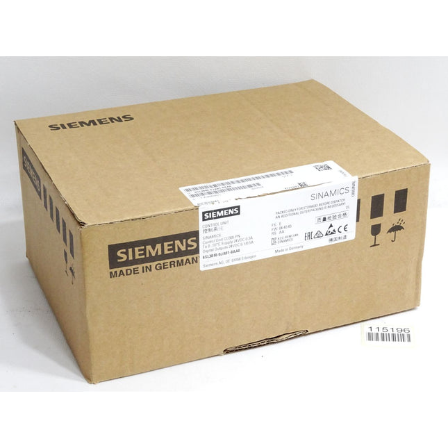 Siemens Sinamics Control Unit CU305PN 6SL3040-0JA01-0AA0 / Neu OVP - Maranos.de