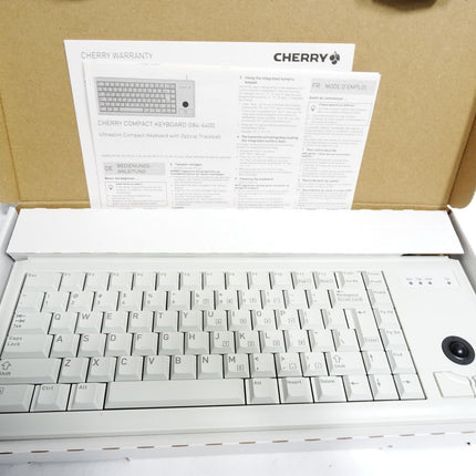 CHERRY G84-4400 Kompakttastatur G84-4400LUBUS-0 grau Trackball / Neu OVP - Maranos.de