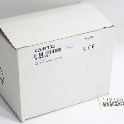 B&R X20BB82 Rev.F0 X20 BB 82 Bus Base Module / Neu OVP - Maranos.de