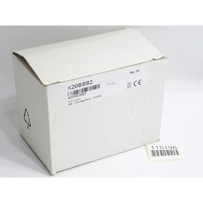 B&R X20BB82 Rev.F0 X20 BB 82 Bus Base Module / Neu OVP - Maranos.de