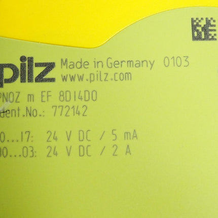 Pilz Erweiterungsmodul PNOZ m EF 8DI4DO 772142 / Neuwertig