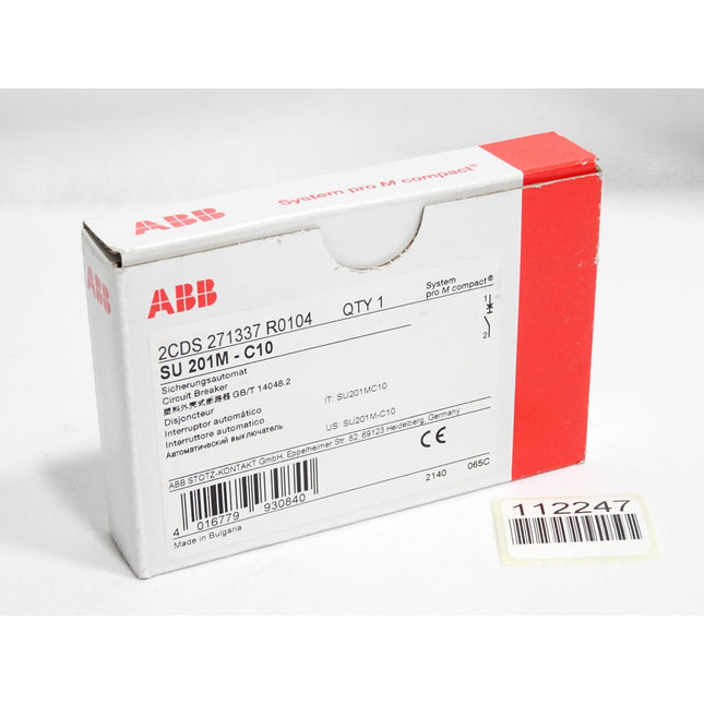 ABB SU201M-C10 2CDS271337R0104 Sicherungsautomat / Neu OVP - Maranos.de