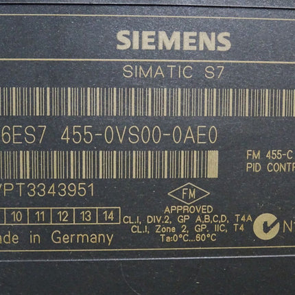 Siemens 6ES7455-0VS00-0AE0 6ES7 455-0VS00-0AE0 S7-400 Regelungsbaugruppe FM455-C - Maranos.de