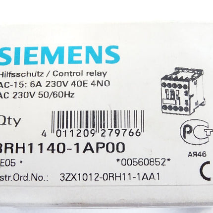 Siemens Hilfsschütz 3RH1140-1AP00 / Neu OVP - Maranos.de