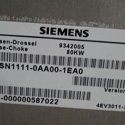 Siemens 3-Phasen-Drossel 6SN1111-0AA00-1EA0 - Maranos.de