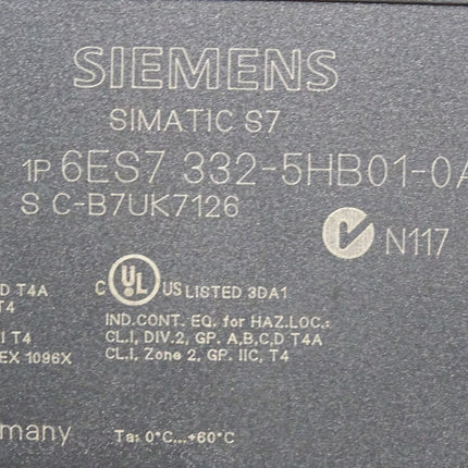 Siemens S7-300 SM332 6ES7332-5HB01-0AB0 6ES7 332-5HB01-0AB0 / Neuwertig - Maranos.de