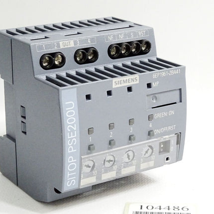 Siemens SiTOP PSE200U Selectivity Module 6EP1961-2BA41 / Neuwertig - Maranos.de
