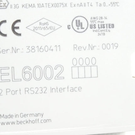 Beckhoff EL6002 2-Kanal-Kommunikations-Interface - Maranos.de