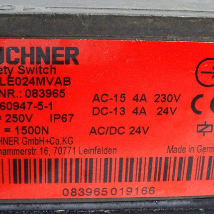 Euchner Sicherheitsschalter Safety Switch 083965 TZ1LE024MVAB - Maranos.de