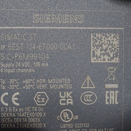 Siemens ET200SP 6ES7134-6TD00-0CA1 6ES7 134-6TD00-0CA1 / Neu OVP - Maranos.de