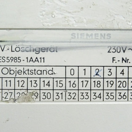 Siemens UV-Löschgerät 6ES5985-1AA11 6ES5 985-1AA11 - Maranos.de