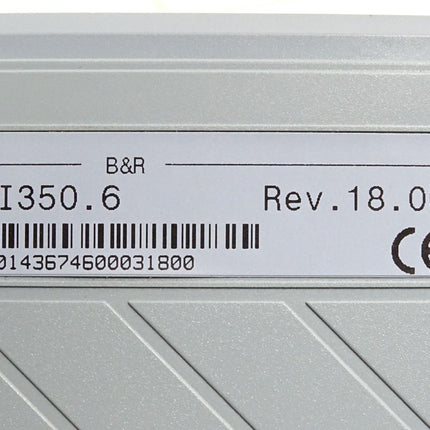 B&R 3AI350.6 Rev.18.00 2005 Analoges Eingangsmodul - Etikette auf der Klappe fehlt - Maranos.de