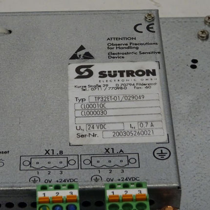 Sütron Touch-Panel TP32ET-01 / 029049