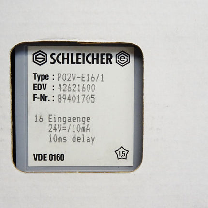 Schleicher P02V-E16/1 42621600 / Neu OVP versiegelt - Maranos.de