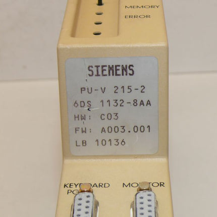 Siemens PU-V 215-2 6DS1132-8AA / PU-V 215-2 6DS1 132-8AA HW:C03