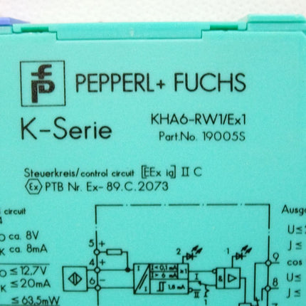 Pepperl+Fuchs K-Serie 19005S KHA6-RW1/Ex1 / Neuwertig OVP - Maranos.de