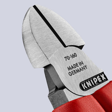 Knipex 70 02 160 Seitenschneider Kopf poliert Griffe mit Mehrkomponenten-Hüllen 7002160 - Maranos.de