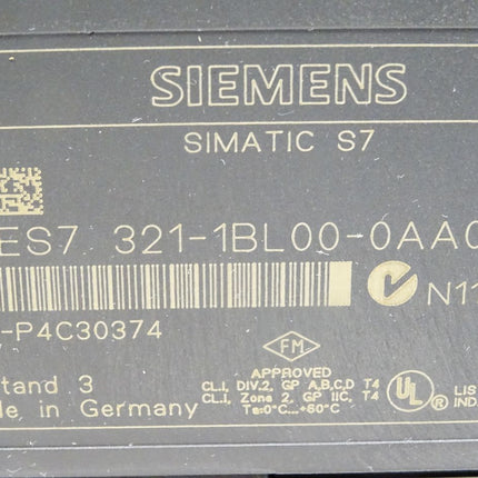 Siemens SM321 6ES7321-1BL00-0AA0 / 6ES7 321-1BL00-0AA0 - Maranos.de