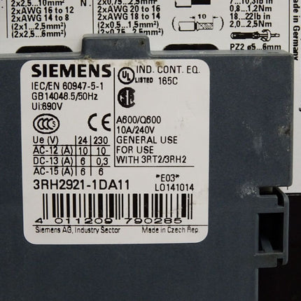 Siemens 3RT2024-1AP00 Leistungsschütz - Maranos.de