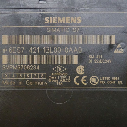 Siemens Simatic S7 6ES7421-1BL00-0AA0 / 6ES7 421-1BL00-0AA0