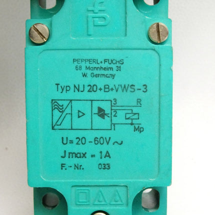 Pepperl+Fuchs NJ20+B+VWS-3 Induktiver Sensor - Maranos.de