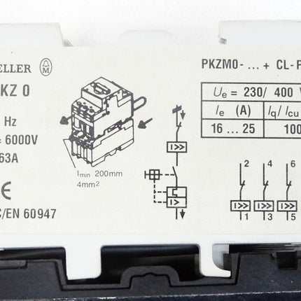 Moeller PKZM0-6,3 + CL-PKZ0