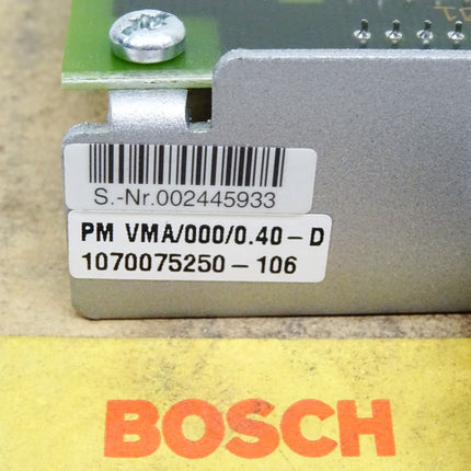Bosch Servodyn B-LP PM VMA/000/0.40-D / 1070075250-106 / 1070075683-202 /  Neu OVP