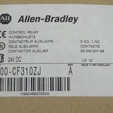 Allen Bradley 700-CF310Z Relais Schütz 8kV / 25 A 3-Phase 700CF310Z NEU-OVP