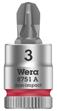 Wera 8751 A PH 3 x 28mm Zyklop Bitnuss mit 1/4" Steckschlüssel 05003352001 - Maranos.de