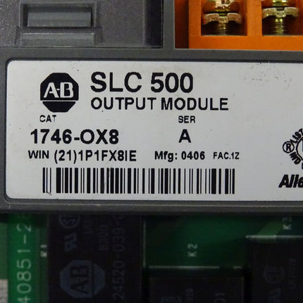 Allen Bradley SLC500 Ausgabemodul 1746-OX8