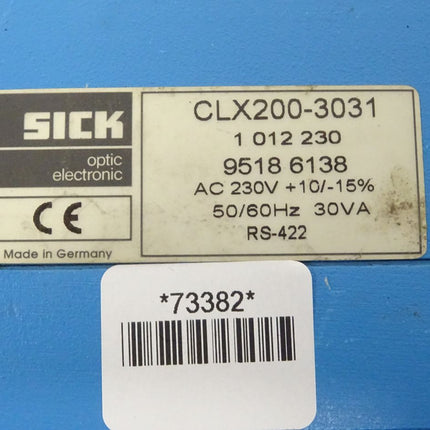 Sick CLX200-3031 Netzwerkcontroller 1 012 230 // CLX-200