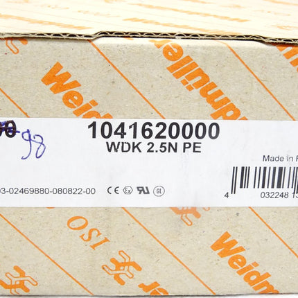 Weidmüller Reihenklemme 1041620000 WDK 2.5N PE / Inhalt : 98 Stück / Neu OVP